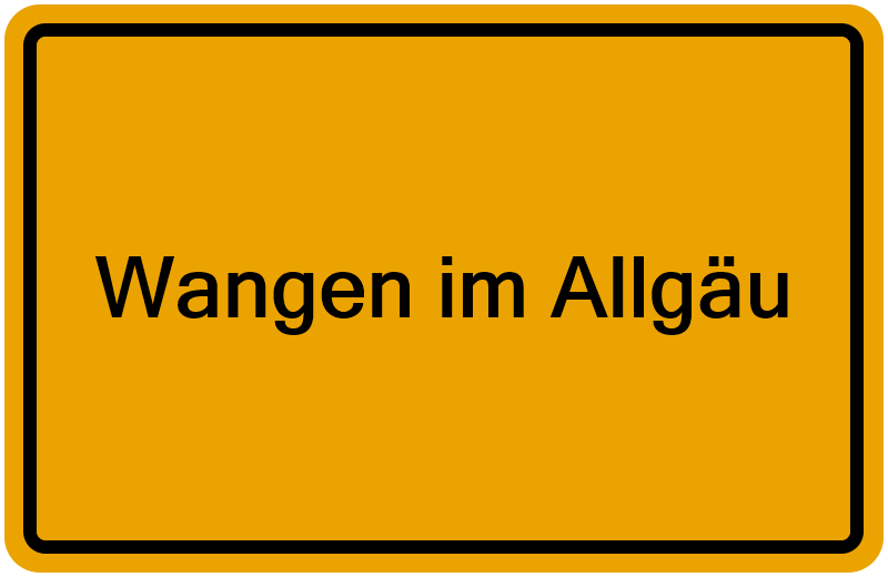 Handelsregisterauszug Wangen im Allgäu